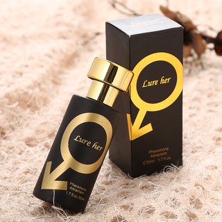 lure her pheromone Attractant Perfume 50ml. น้ำหอมสำหรับผู้ชาย น้ำหอมฟีโรโมนเพิ่มเสน่ห์ น้ำหอมกลิ่นเย้ายวน ดึงดูดเพศตรงข