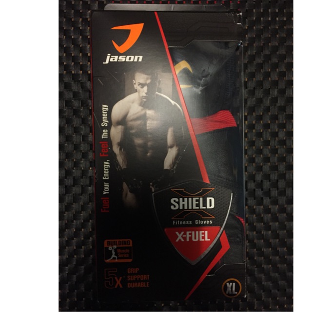 ถุงมือฟิตเนส เจสัน Jason รุ่น X-FUEL ขนาด XL