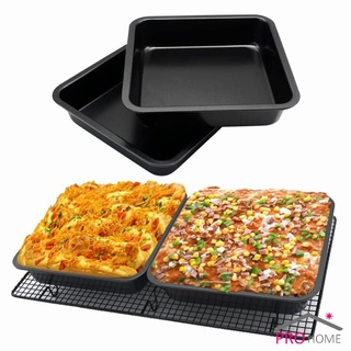 ถาดอบเค้กแบบสี่เหลี่ยม  ถาดอบพิซซ่า ถาดอบขนมปัง Square cake pan