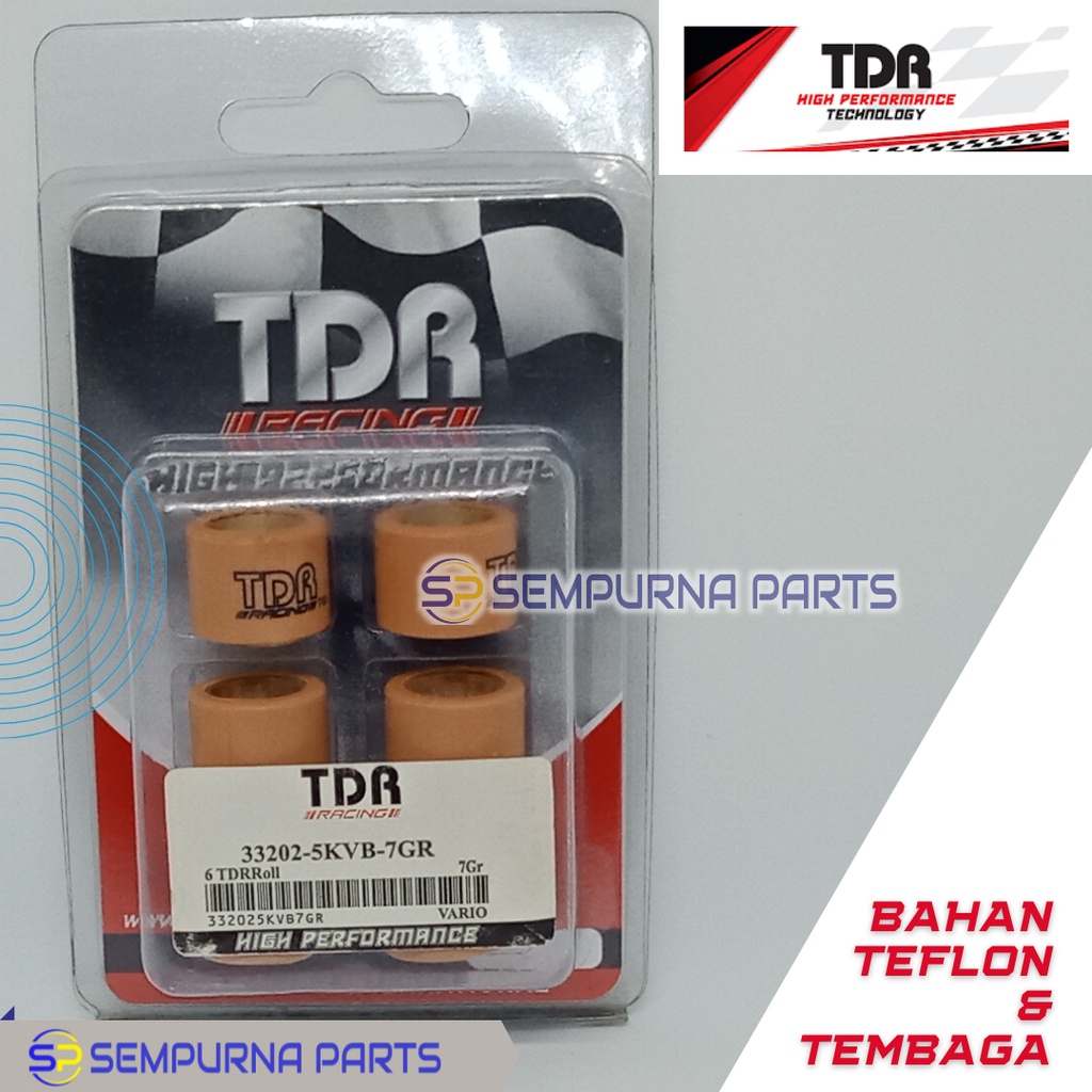 ชุดลูกกลิ้ง RACING PREMIUM VARIO 7 GRAM - TDR