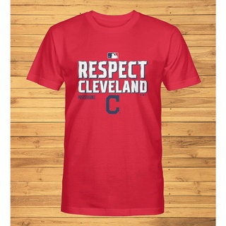 เสื้อยืดลําลอง แขนสั้น พิมพ์ลาย Respect Cleveland แบบสร้างสรรค์ สไตล์ฮิปฮอป สําหรับผู้ชาย