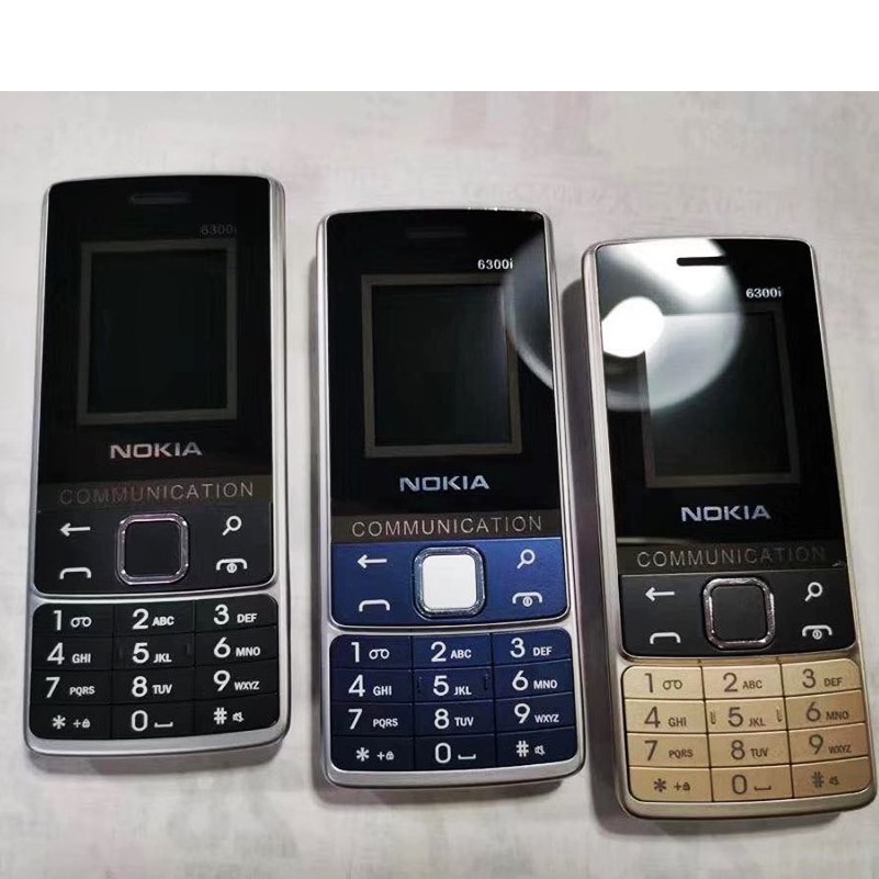 โทรศัพท์มือถือ NOKIA PHONE  6300 (สีดำ)  3G/4G รุ่นใหม่  โนเกียปุ่มกด
