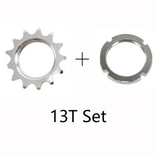 เฟืองหลังจักรยาน fix gear/single speed ขนาดฟัน 13T/14T/15T/16T/17T/18T พร้อมแหวนล็อคเฟือง