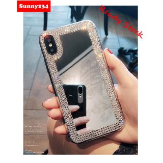 กรณีโทรศัพท์เพชรคริสตัลกระจกมันวาวเคสโทรศัพท์มือถือ Tpu สําหรับ Samsung Galaxy A 51 A 71 S 20 Plus S 20 Ultra Diy Samsung A 10 M 20 A 30 A 50 S A 70 S