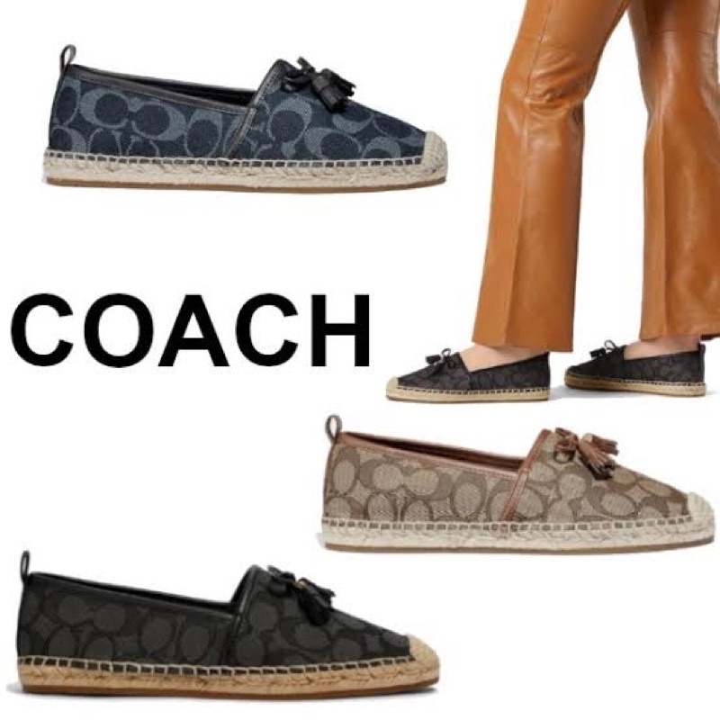รองเท้า COACH Carson Espadrille