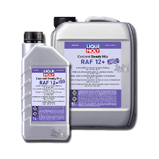 [โค้ด 247OILSMAR ลด฿65]LIQUI MOLY COOLANT READY MIX RAF 12 PLUS น้ำยาหล่อเย็นสูตรผสมเสร็จ(น้ำยาสีชมพู)ขนาด 1 และ 5 ลิตร