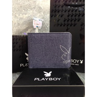 Playboy Denim Leather Wallet OEM Factory