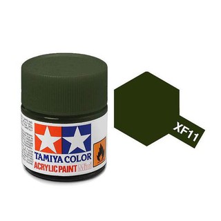 สีสูตรน้ำทามิย่า Tamiya Acrylic XF11 JN Green 10ml