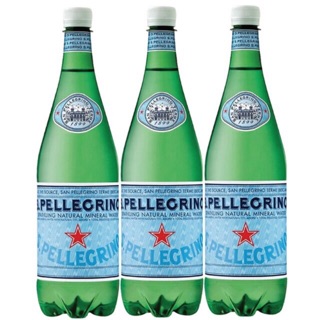 SAN PELLEGRINO natural mineral water 1000 ml น้ำแร่ซานเพลกริโน 1 ลิตร