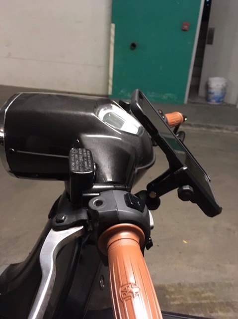 ที่จับโทรศัพท์อลูมิเนียมMOTOWOLF ของแท้ สำหรับ Royal Alloy/ Phone Holder bracket on the mirror for Royal Alloy - รูปที่ 3