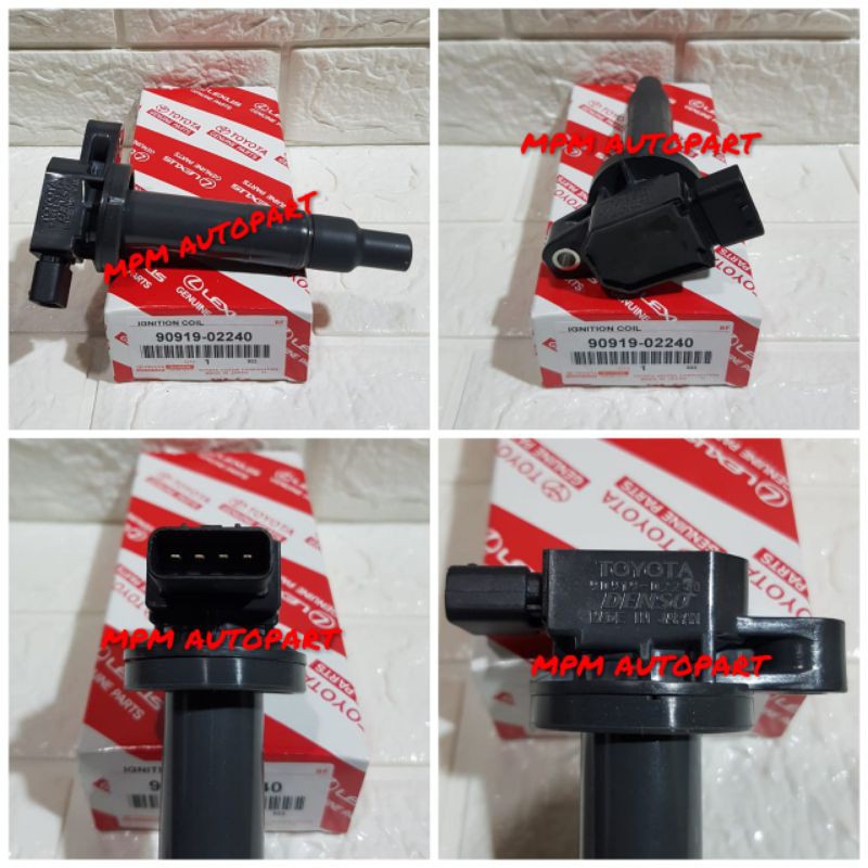 คอยล์จุดระเบิด vios limo yaris 90919-02240 ori oem