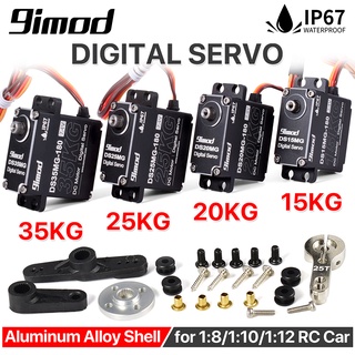 9imod Waterpoof Arduino Servo 35kg 25kg 20kg 15kg Steering Metal Gear Digital RC 1/ 10 Car