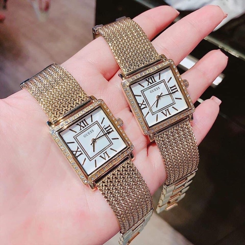 นาฬิกาข้อมือหญิงGUESS Women's Dressy Rose Gold-Tone Watch