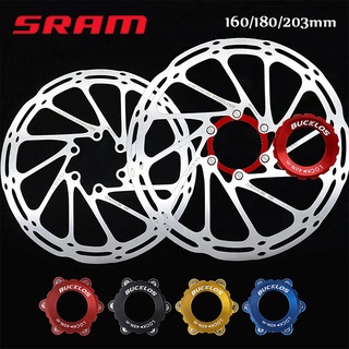 SRAM โรเตอร์จักรยานจานเบรคโรเตอร์ Centerline 160 มม.180 มม.203 มม.MTB ไฮดรอลิกเบรคโรเตอร์สำหรับจักรยานเสือภูเขา