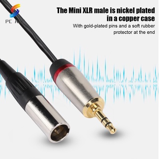 อะแดปเตอร์สายเคเบิ้ลเสียง Ac.Lr 3.5 มม. Male To Mini Xlr 3pin สําหรับกล้องถ่ายภาพ