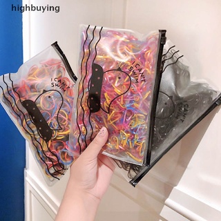 [highbuying] 500 ชิ้น เด็กทารก เครื่องประดับผม ยางรัดผม แบบใช้แล้วทิ้ง ยางรัดผม ผู้หญิง เด็กผู้หญิง ใหม่