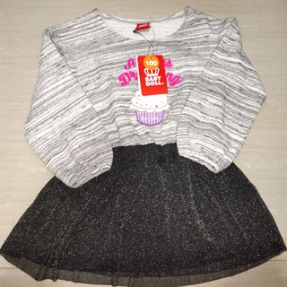 BABYDOLL cupcake dress ชุดกระโปรงเด็ก 100 cm