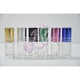 ขวดลูกกลิ้น 5 ml. (ใบละ 15฿) พร้อมส่ง ฝาคละสี