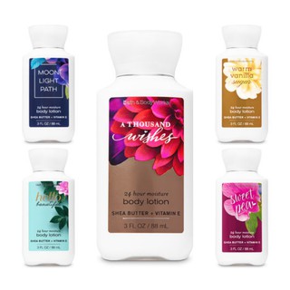 (SALE EXP.ปลาย23) Bath and Body Works Travel Size Body Lotion 88ML/ AROMATHERAPY 59ML โลชั่นบำรุงผิวกายขนาดทดลอง