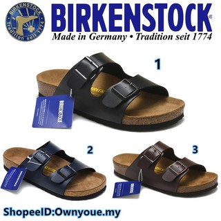 Birkenstock Men/Women Classic Cork Slippers Beach Casual shoes Arizona series 35-46