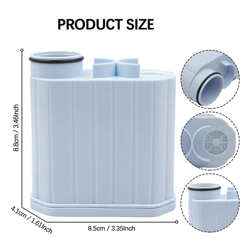 2 Pcs Coffee Machine Water Filters Replacement Parts for Philips CA6903