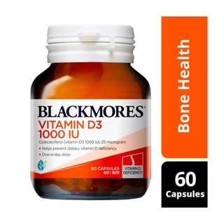 Blackmores Vitamin D3 1000iu 60เม็ด / 200เม็ด วิตามินดี3 Bone Health Immunity สนับสนุนภูมิคุ้มกัน และกระดูก แท้ออสตรเลีย