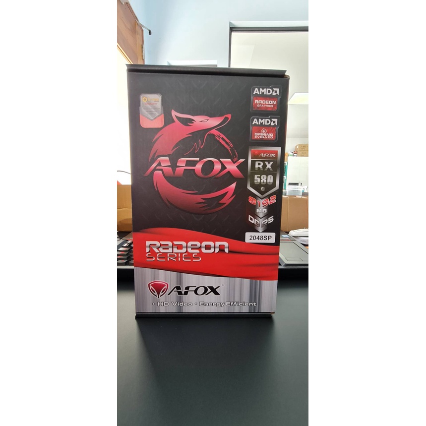 VGA AFOX RADEON RX 580 2048SP V2 - 8GB GDDR5 ของใหม่ ประกันยาวๆ 3 ปี