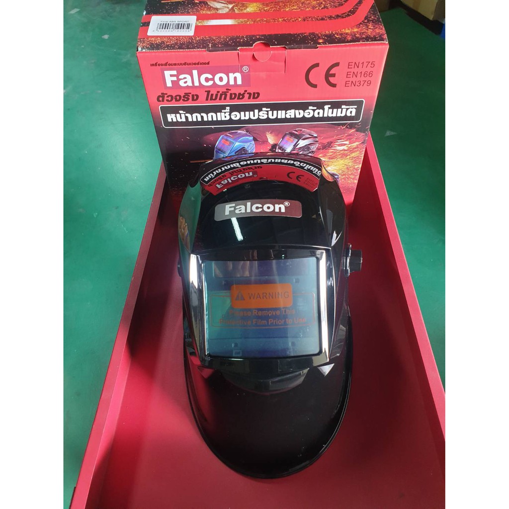 Falcon - Black หน้ากากเชื่อมปรับแสงอัตโนมัติ Falcon ABS Black ...