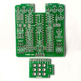 T-audio แป้นเหยียบเอฟเฟคกีตาร์ PCBFX-163 1590B DIY