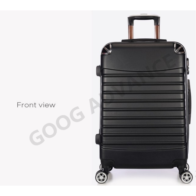 (ใส่โค้ดลดเพิ่ม BAFEB1522) กระเป๋าเดินทาง 8 ล้อคู่ 360 ํ POLYCARBONATE สีทอง GTC06
