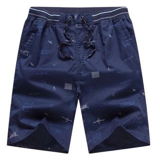 (L - 4XL) หลายลาย หลายสี กางเกงขาสั้นลำลอง แฟชั่นผู้ชายพิมพ์ลาย
