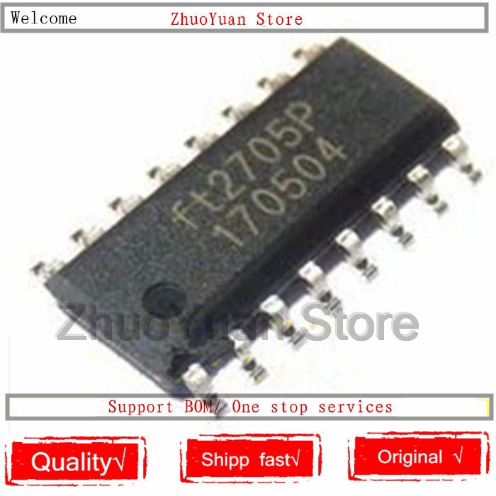 ใหม่ชิป 100% Original FT2705P FT2705 SOP-16 IC ชิป 1 ชิ้น / ชุด