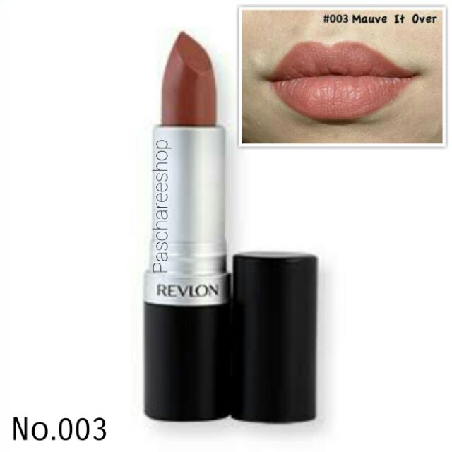 💄 พร้อมส่ง💄revlon matte lipstick 003 mauve it over