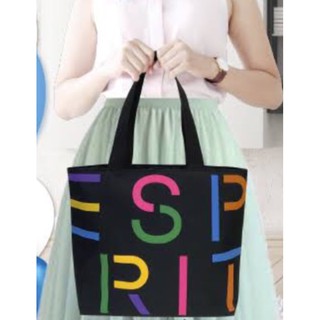 กระเป๋า Esprit รุ่น Retro Shopping Bag สีดำชิคเก๋สุดๆ