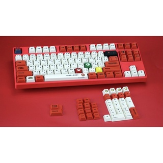 Mario keycap 119 PBT ปุ่มกดแป้นพิมพ์ ธีมมาริโอ้ DIY สำหรับแป้นพิมพ์เชิงกล Cherry profile