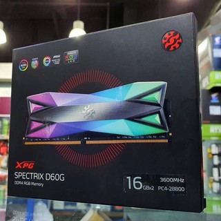 (ของใหม่ส่งฟรีปลายทาง)ADATA XPG SPECTRIX D60G 32GB (16GBx2) DDR4 3600MHz RAM PC Warranty LT