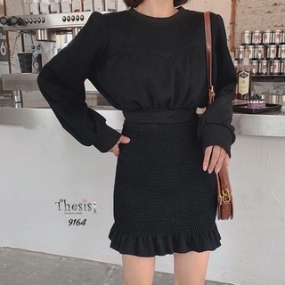 Thesis Black Smocking Dress