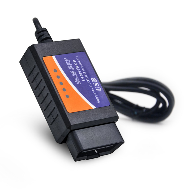 Auto Code Reader OBD/OBDII OBD2 Scanner ELM327 USB Car Diagnostic Tool ...