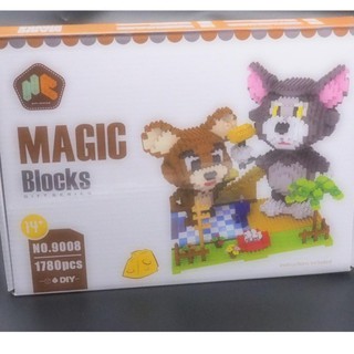 TN-MAGIC BLOCKS ตัวต่อสริมทักษะและสมาธิ(ทอมกับเจอรี่)