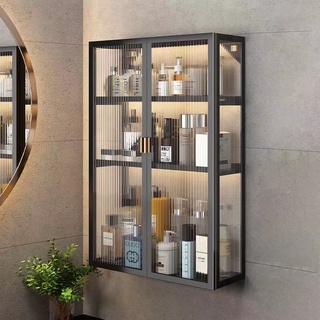 อะคริลิห้องน้ำชั้นวางของในครัวฟรี Punch อ่างอาบน้ำ Skin Care Seasoning Locker