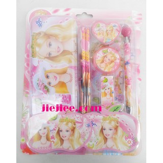 EBAR002 SET เครื่องเขียน 7 in 1 ลายบาร์บี้