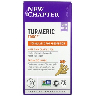 New Chapter Turmeric Force 120 Vegetarian Capsules