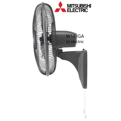MITSUBISHI พัดลมติดผนัง 18 นิ้ว W18-GA / พัดลมติดผนัง 18 นิ้ว แบบรีโมทคอนโทรล W18-RA สีเทา / สีขาว รูปที่ 8