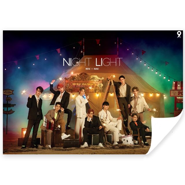 9 by 9 NIGHT LIGHT OFFICIAL POSTER-โปสเตอร์วง 9 by 9