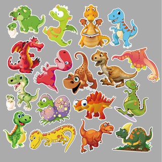 ⚡พร้อมส่ง⚡50ชิ้น ไดโนเสาร์ ไดโนซอรัส Dinosaurs สติ๊กเกอร์ sticker