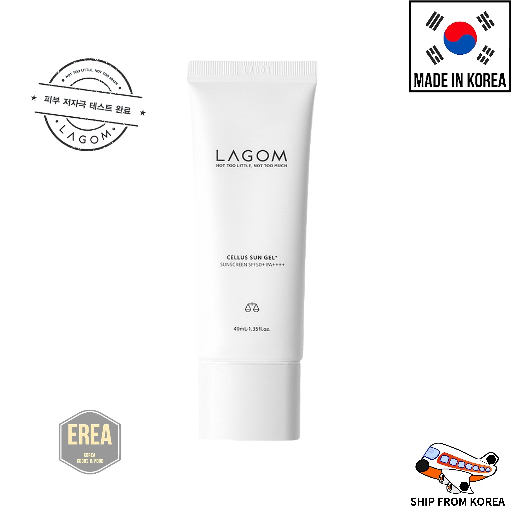 ครีมกันแดด LAGOM Cellus Sun Gel 40ml [ Renewal Version ] Jiwoo (น้องสาว BTS Jhope) ครีมกันแดดที่แนะนํา SPF50+