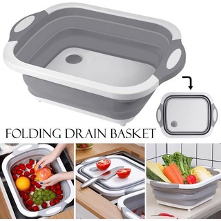 Foldable basin กะละมังพับได้แบบพกพา