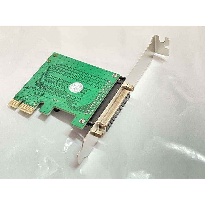 PCI Express Parallel Port DB25 25Pin PCIE Riser Card เครื่องพิมพ์ LPT TO PCI-E X1 การ์ดอะแดปเตอร์ AX99100 ชิปเพิ่มการ์ด
