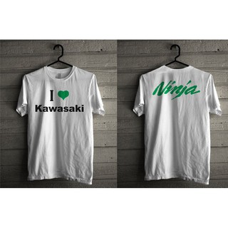 KAWASAKI เสื้อเชิ้ตคาวาซากิ I Love