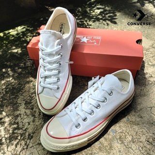 รองเท้าผ้าใบ รองเท้าคอนเวิร์ส CONVERSE รุ่น CHUCK 70 OX รหัส 16-2065CF0WW สินค้าลิขสิทธิ์แท้ 100%